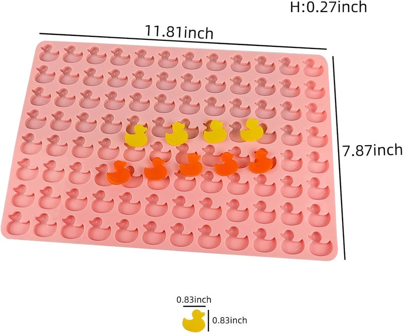 EDUEE Mini Duck Silicone Molds Pet Molds for Dog Treat 96 Cavity for Baking Biscuits, Cookie, Candy, Chocolate, Gummy, Cookie - Image 2